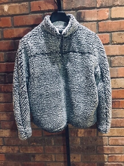 Pull over large women's Sherpa jacket - Picture 1 of 6
